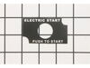 Decal-Electric Start – Part Number: 48X5638MA