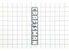 Nameplate Craftsman P – Part Number: 48X358MA