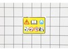 Decal – Part Number: 503987401