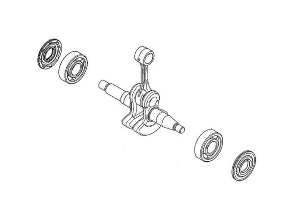 9000773-1-M-Husqvarna-525605001-Crankshaft Assembly