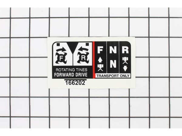 9012507-1-M-Husqvarna-532166202-Decal, Shift Indicator