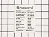 Decal, Replacement – Part Number: 532438480