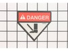 Decal, Danger Foot – Part Number: 540200076