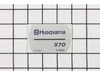 Decal – Part Number: 537212104