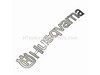 Label – Part Number: 544891101