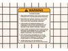 Decal, Operation – Part Number: 539101891