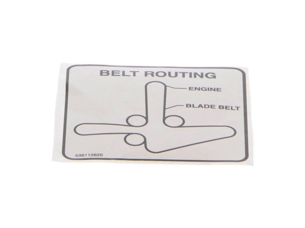 9032243-1-M-Husqvarna-539112620-Decal, Belt Routing