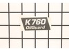 Decal – Part Number: 574231603