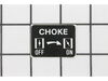 Decal-Choke – Part Number: 63-2400