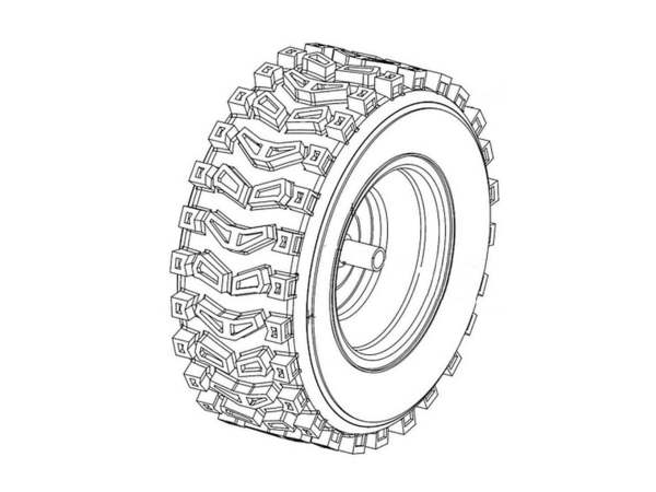 9052997-1-M-MTD-634-04137- Wheel - Right Hand