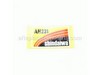 Label-Model – Part Number: 62844-91021