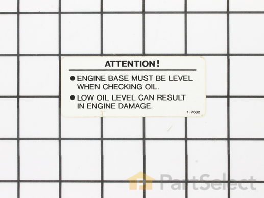 9070104-1-M-Snapper-7017682-Decal, Engine Oil