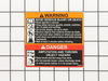 Decal, Warning/Danger Wbm – Part Number: 7100984