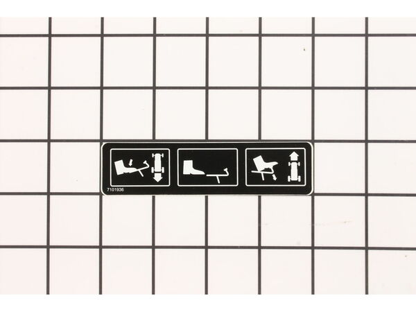 9090409-1-M-Murray-7101936YP-Decal, Drive Pedal