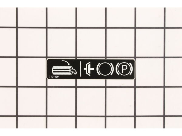 9090637-1-M-Murray-7101939YP-Decal, Belt/ Clutch