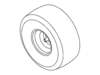 Wheel Assï¿½y, Round Shoulder – Part Number: 734-1675