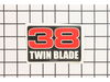 Label-rider Deck Y – Part Number: 777D11615