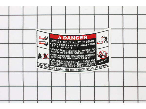 9127978-1-M-MTD-777S30018-Label-Deck Safety