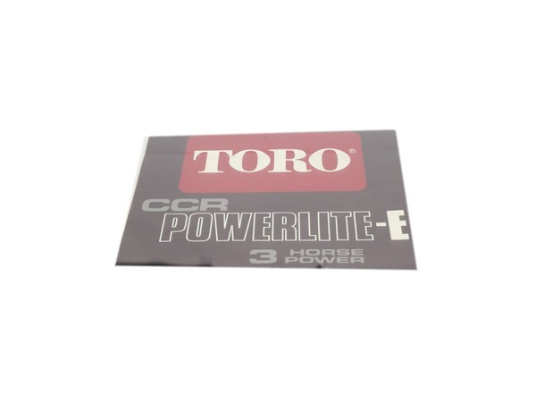 9139968-1-M-Toro-80-0690-Decal - Powerlite El.