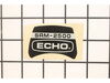 Label – Part Number: 89011540930