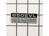 Label – Part Number: 89015114331