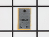 Label-Idle – Part Number: 89015805360