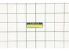 Label - Noise – Part Number: 89017613031