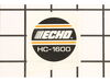 Label-Caution/Model – Part Number: 89011506961