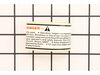 Label - Caution – Part Number: 89016026632