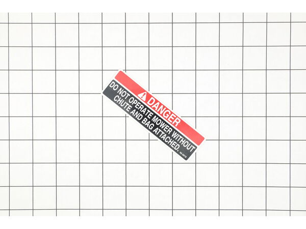 9156382-1-M-Lawn Boy-92-2919-Decal - Danger