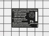 Decal - Battery – Part Number: 92-8659