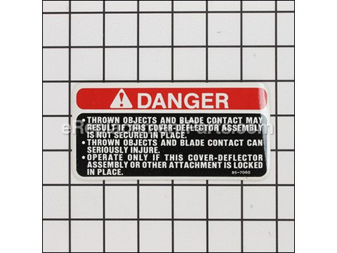 9158639-1-M-Toro-85-7060-Decal - Cover