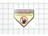 Decal-danger – Part Number: 94-8072