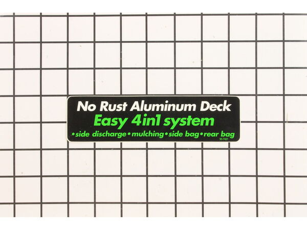 9169161-1-M-Lawn Boy-95-7421-Decal - Deck