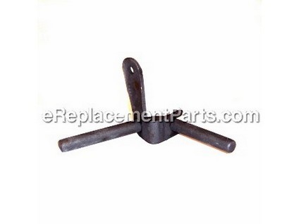 9176532-1-M-MTD-983-0127-Front Axle Ass'y - L.H. 15" x 6" (Round Shoulder)