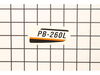 Label-Model-Pb-260L – Part Number: X503000870