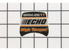 9241614-2-S-Echo-X503006560-Label-Model-Srm-261T