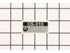 Label - Model -- Cs-310 – Part Number: X503009360