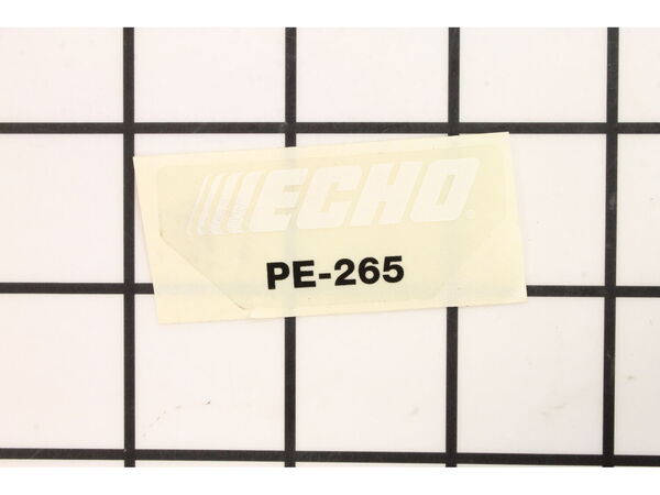 9242146-1-M-Echo-X547000620-Label-Model Pe-265