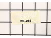 Label-Model Pe-265 – Part Number: X547000620
