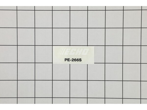 9242151-1-M-Echo-X547002030-Label, Model Pe-266s