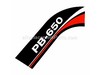 Label-Model--Pb-650 – Part Number: X503002651