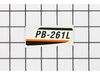 Label-Model-Pb-261L – Part Number: X503001120
