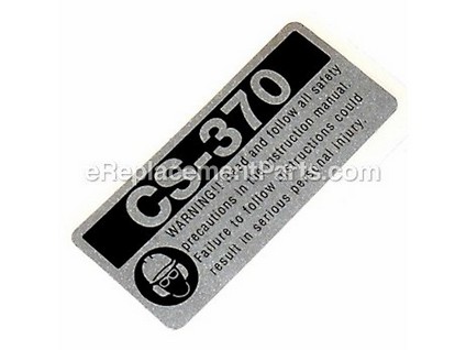9243105-1-M-Echo-X503007041-Label- Model-- Cs-370