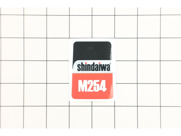 9243115-1-M-Shindaiwa-X504006120-Label, M254