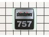 Name Plate – Part Number: X504004410