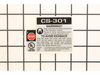 Label – Part Number: X524000313
