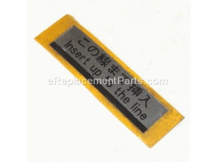 9247067-1-M-Shindaiwa-X505002860-Label, Insert Tube