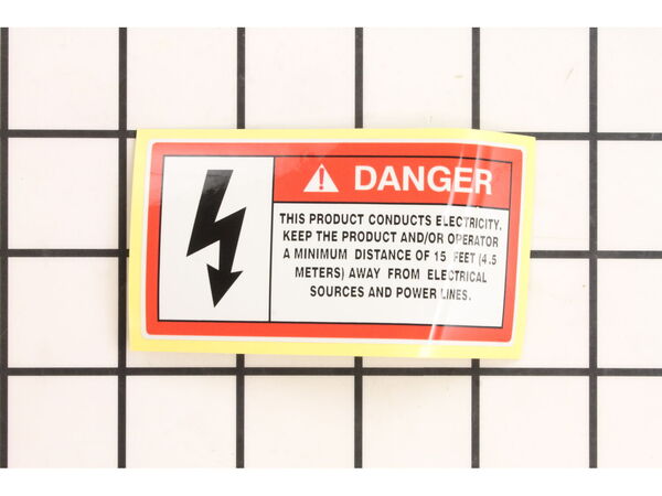 9247072-1-M-Shindaiwa-X505003480-Label, High Voltage