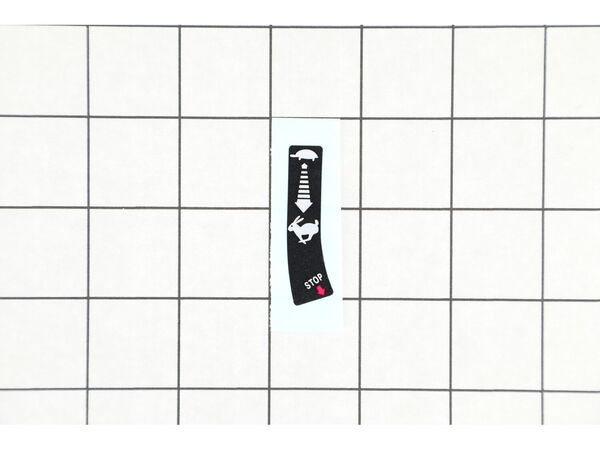 9247074-1-M-Shindaiwa-X511000050-Lable, Throttle